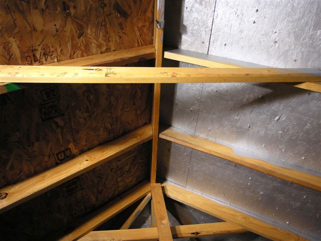 Radiant X installation inside an attic roof