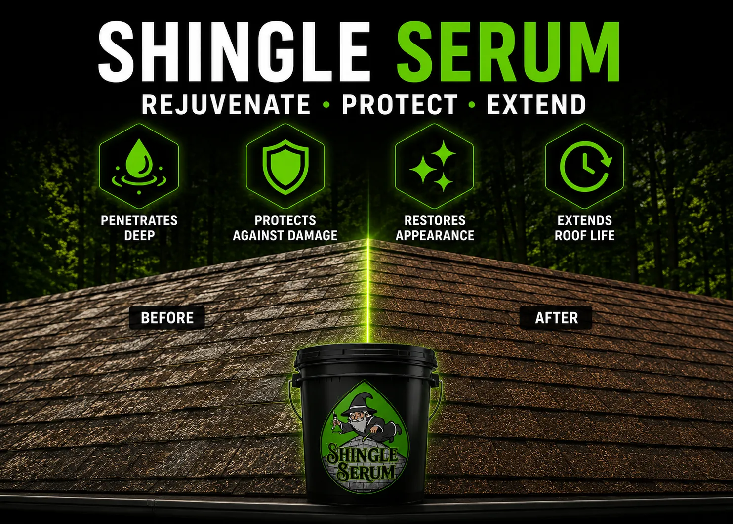 Shingle Serum Roof Rejuvenation