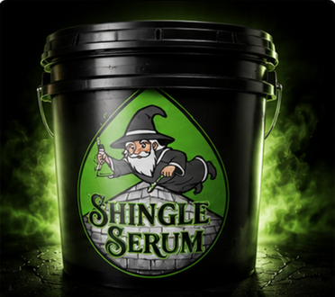 The Attic Depot Shingle Serum roof treatment